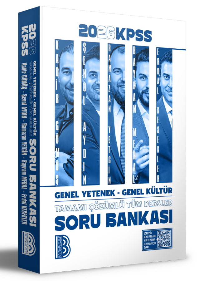 Benim Hocam Yayınları 2026 KPSS Tüm Dersler Tamamı Çözümlü Soru Bankası TEK KİTAP
