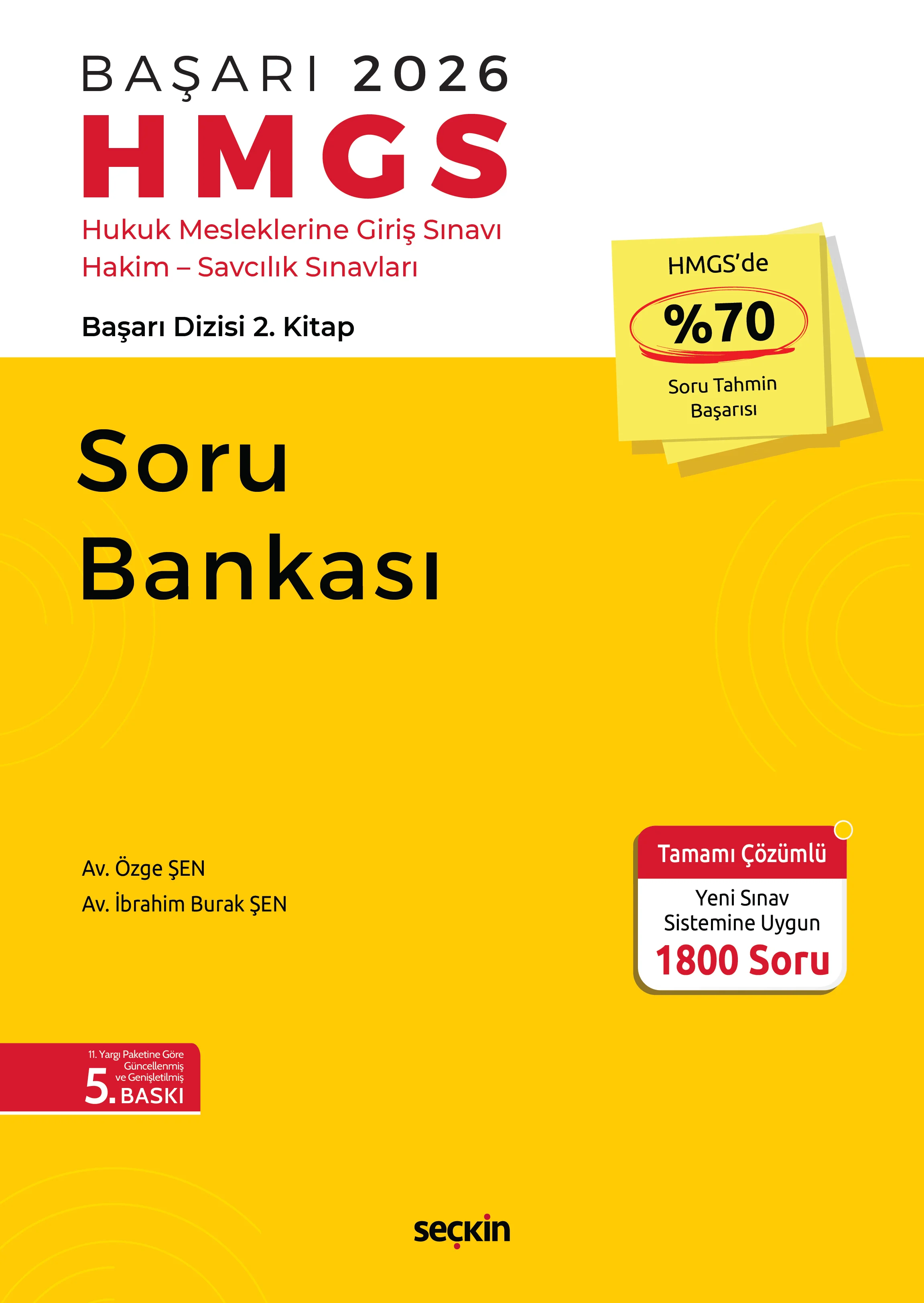 Seçkin Yayınevi BAŞARI HMGS Soru Bankası Özge Şen,İbrahim Burak Şen