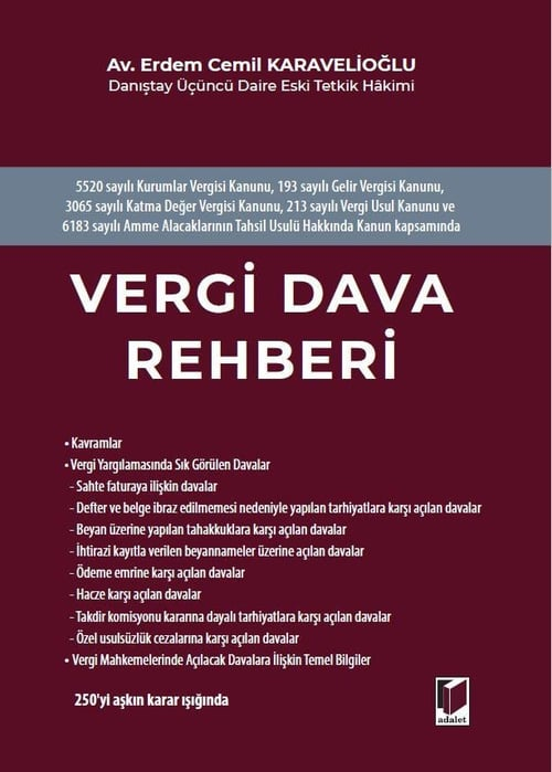 Adalet Yayınevi Vergi Dava Rehberi (Erdem Cemil Karavelioğlu)