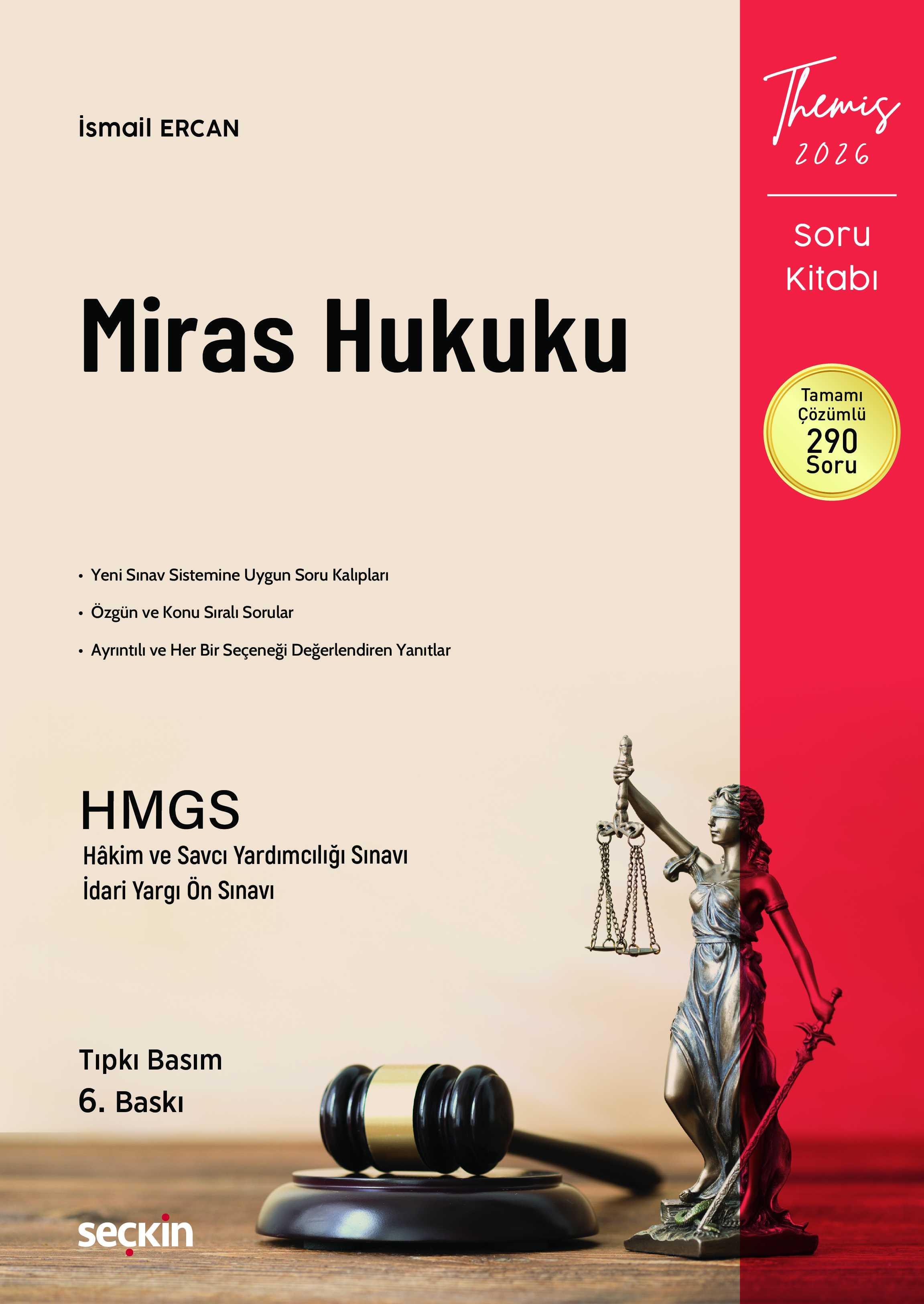 THEMIS  Miras Hukuku Soru Kitabı İsmail Ercan 6. Baskı,  Ocak 2026