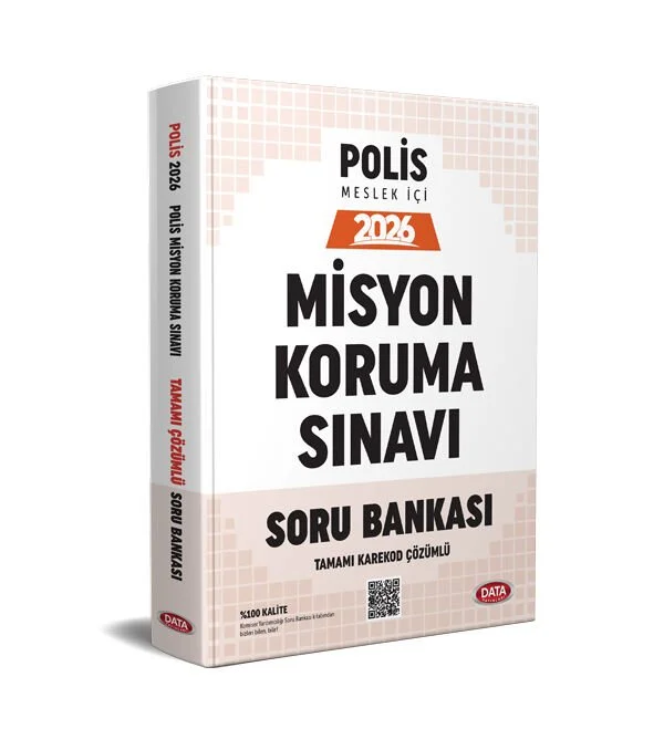 Data 2026 Polis Misyon Koruma Sınavı Soru Bankası Çözümlü Data Yayınları