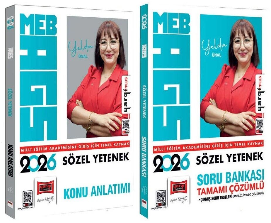 Yargı 2026 MEB-AGS Sözel Yetenek Konu Anlatımı + Soru Bankası 2 li Set - Yelda Ünal Yargı Yayınları