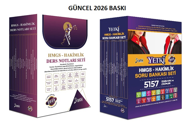 Yetki Yayıncılık HMGS Hukuk Mesleklerine Giriş Ders Notu ve Soru Bankası Seti 2026