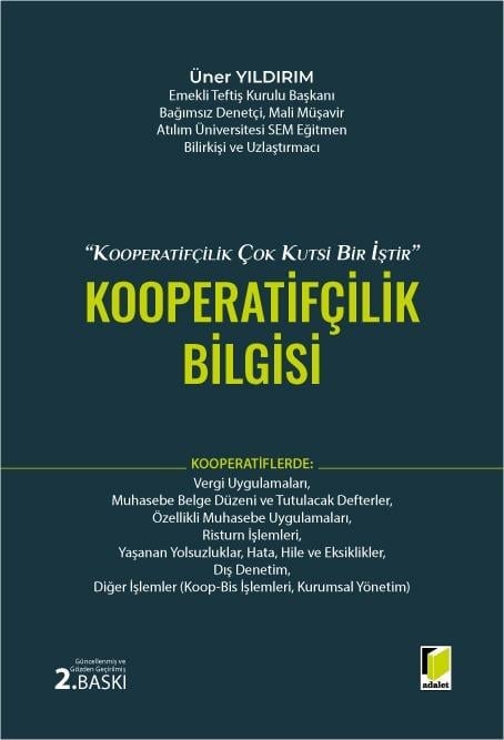 Adalet Yayınevi Kooperatifçilik Bilgisi (Üner Yıldırım)
