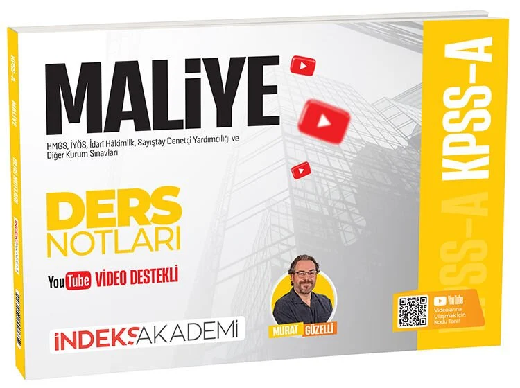 İndeks Akademi 2026 KPSS A Grubu Maliye Video Ders Notları - Murat Güzelli İndeks Akademi Yayıncılık