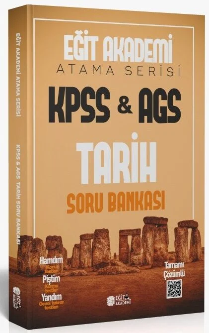 Eğit Akademi 2026 KPSS MEB-AGS Tarih Atama Serisi Soru Bankası Eğit Akademi