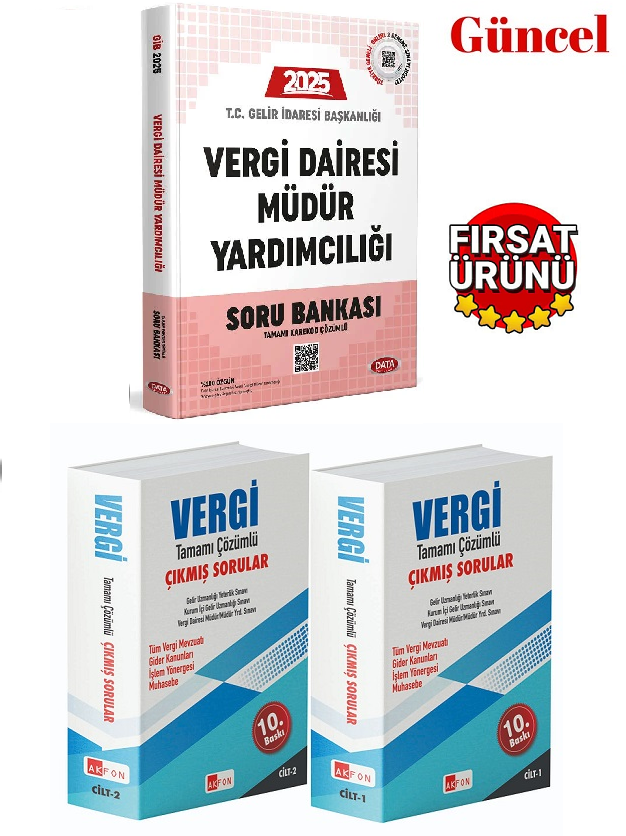 Data Yayınları 2025 Vergi Dairesi Müdür Yardımcılığı Soru Bankası+