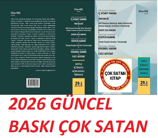 Türk Silahlı Kuvvetleri İç Hizmet Kanunu Ve Yönetmeliği Kitabı / Cihan Koç /2026