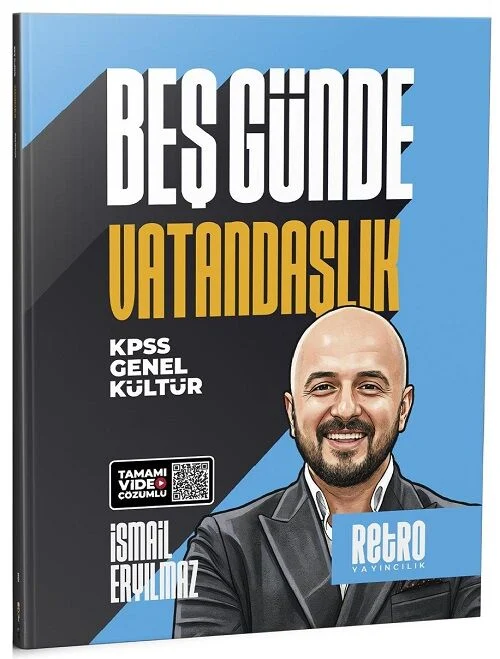 Retro 2026 KPSS Vatandaşlık Beş Günde Kamp Kitabı - İsmail Eryılmaz Retro Yayıncılık