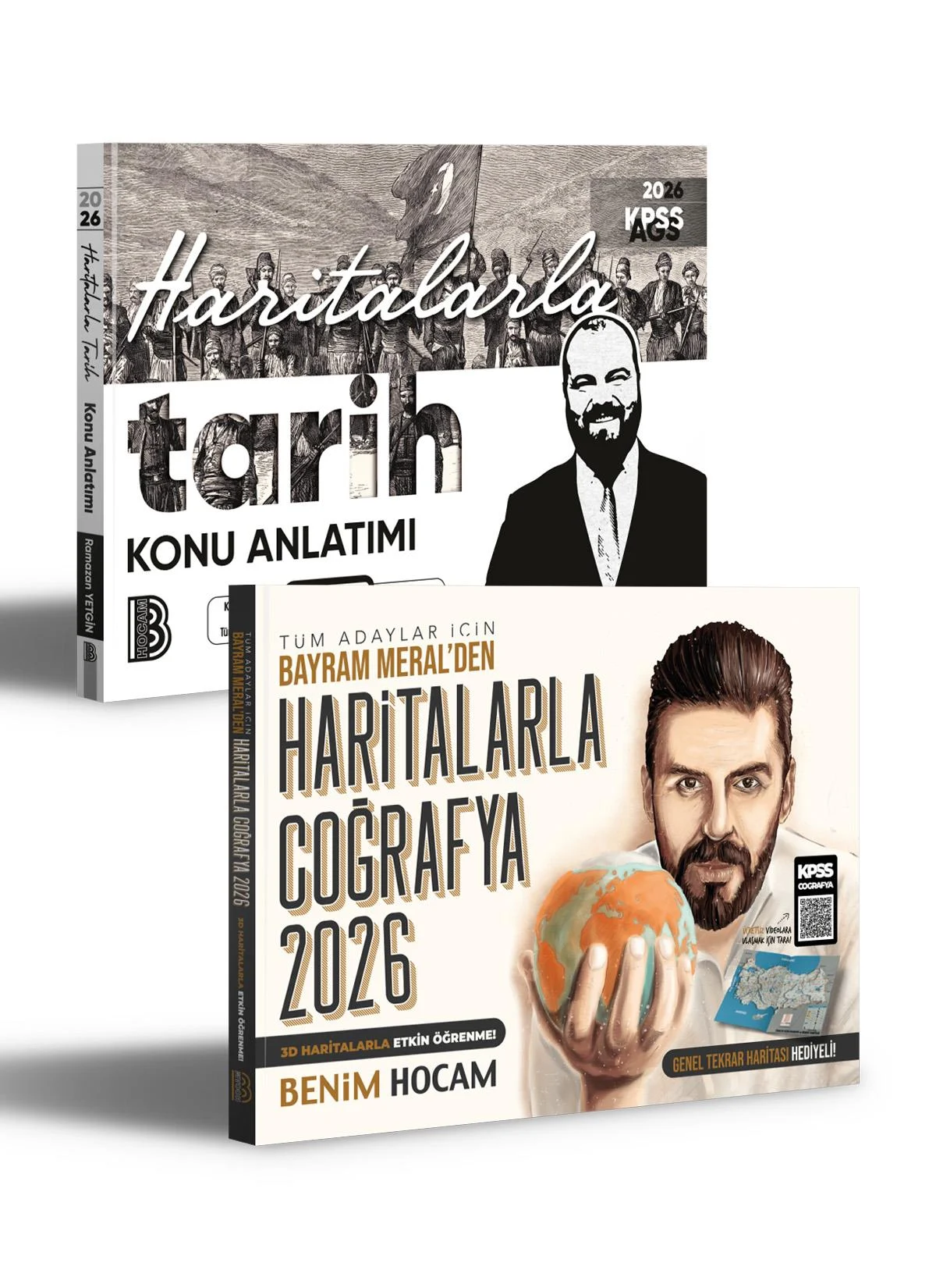 Benim Hocam Yayınları 2026 Haritalarla Tarih - Haritalarla Coğrafya Konu Anlatımı Seti (Bayram Meral Ramazan Yetgin)