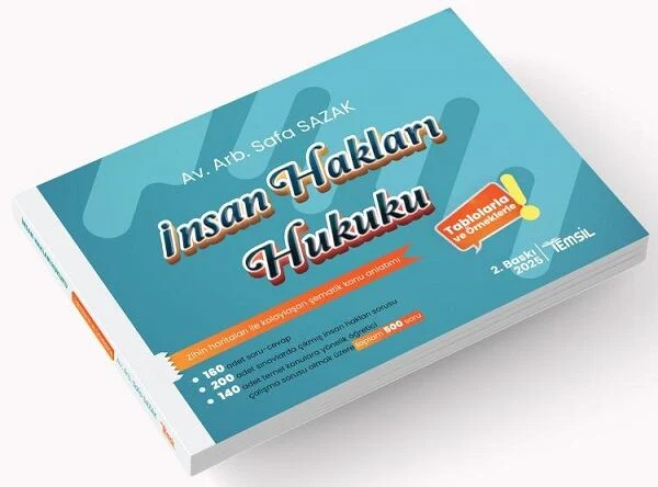 Temsil Yayınları İnsan Hakları Hukuku Konu Anlatımı (Safa Sazak)