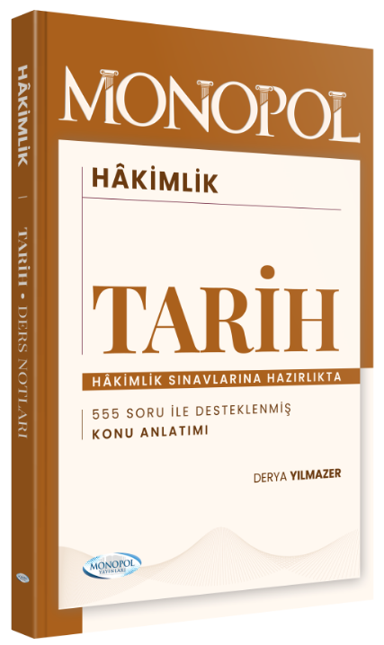 Monopol Yayınları Hakimlik Tarih Konu Anlatımı - Derya Yılmazer
