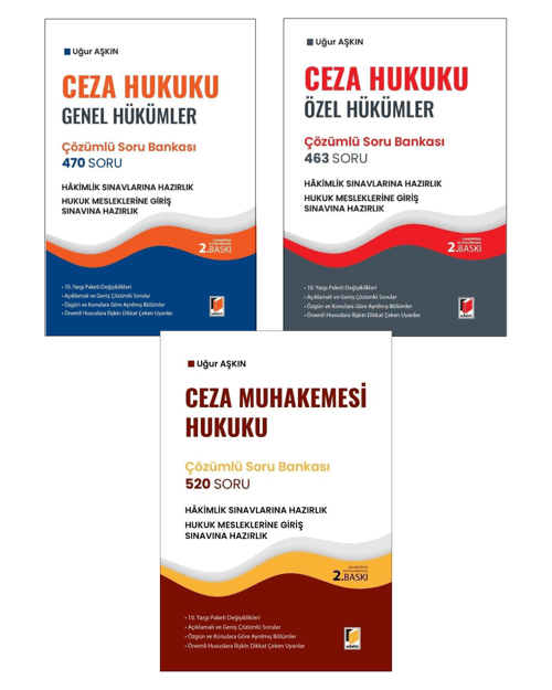 Adalet Yayınevi 2025 Ceza Hukuku Soru Bankası ( Ceza Genel - Özel - Ceza Muhakamesi Hukuku) Tamamı Çözümlü 1453 Soru
