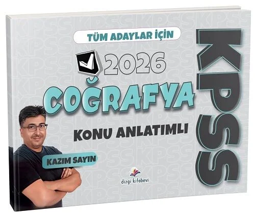 Dizgi Kitap KPSS MEB-AGS Haritalarla Coğrafya - Kazım Sayın Dizgi Kitap Yayınları