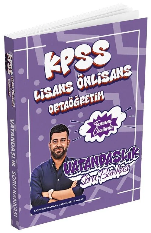 Dizgi Kitap 2026 KPSS Lisans Lise Ortaöğretim Ön Lisans Vatandaşlık Soru Bankası Çözümlü - Taşkıner Yalman Dizgi