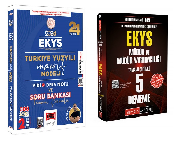 Yargı 2026 MEB EKYS Maarif Modeli Video Ders Notu ve Soru Bankası Çözümlü + 5 li Deneme Seti - Tufan Genç Yargı Yayınları
