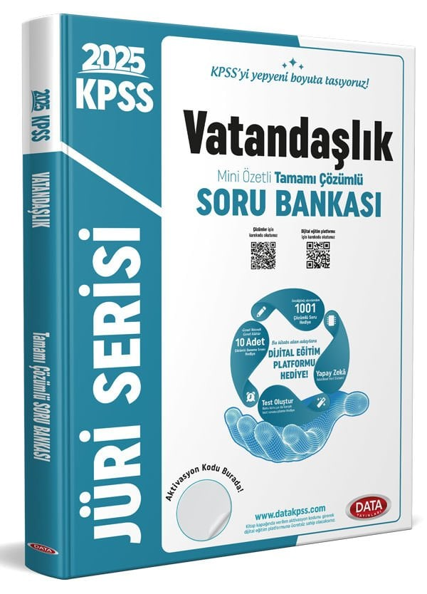 Data Yayınları 2026 KPSS Vatandaşlık Jüri Soru Bankası Çözümlü