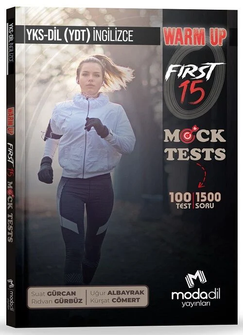 Modadil YKSDİL İngilizce WARM UP First 15 Mock Tests Modadil Yayınları