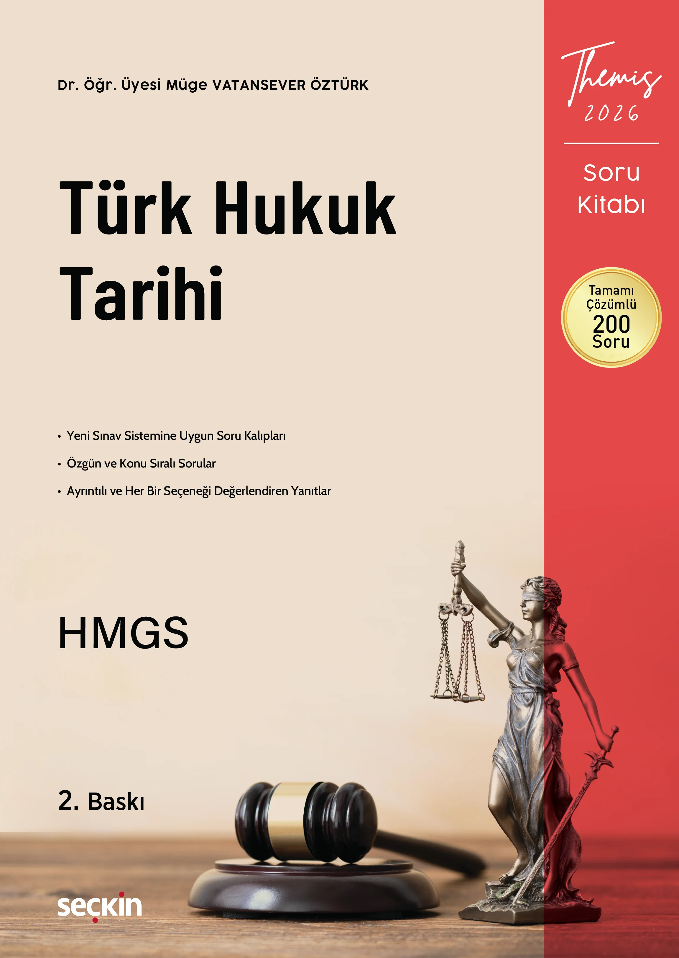THEMIS  Türk Hukuk Tarihi Soru Kitabı Müge Vatansever Öztürk 2. Baskı,  Ocak 2026