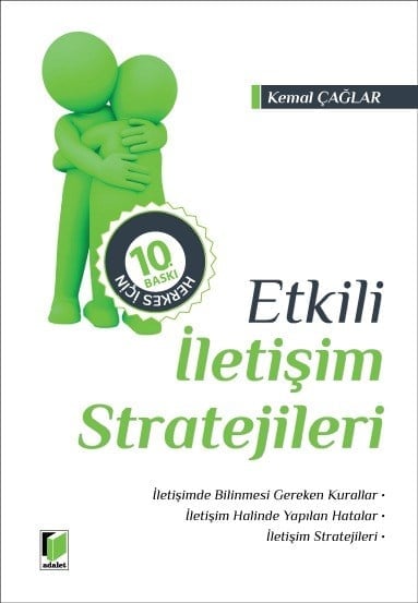 Adalet Yayınları Etkili İletişim Stratejileri (Kemal Çağlar) Kemal Çağlar