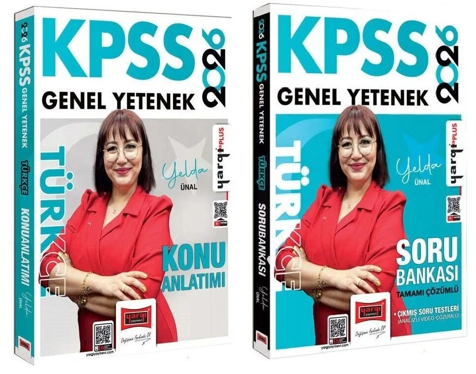 Yargı 2026 KPSS Türkçe Konu Anlatımı + Soru Bankası 2 li Set - Yelda Ünal Yargı Yayınları