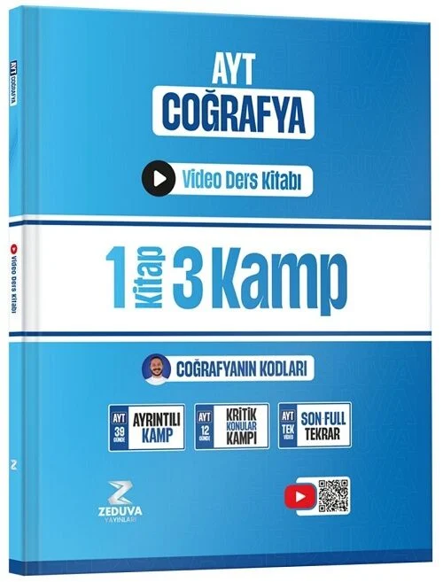 Zeduva YKS AYT Coğrafyanın Kodları Video Ders Kitabı - Yunus Turan Zeduva Yayınları