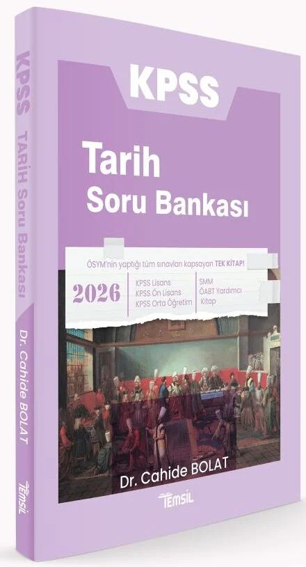 Temsil 2026 KPSS Tarih Soru Bankası - Cahide Bolat Temsil Yayınları