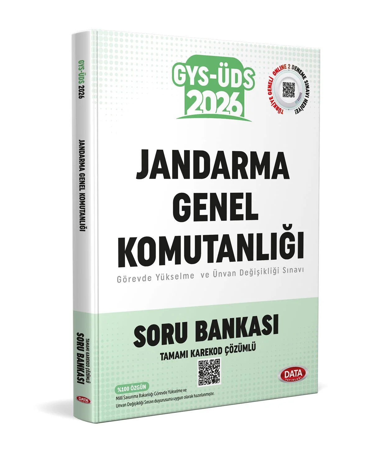 Data 2026 GYS ÜDS Jandarma Genel Komutanlığı Soru Bankası Görevde Yükselme Ünvan Değişikliği Data Yayınları