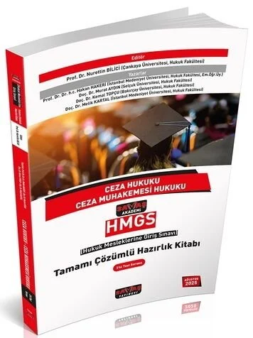 Savaş 2025 HMGS Ceza Hukuku, Ceza Muhakemesi Hukuku Hazırlık Kitabı Çözümlü - Nurettin Bilici Savaş Yayınları