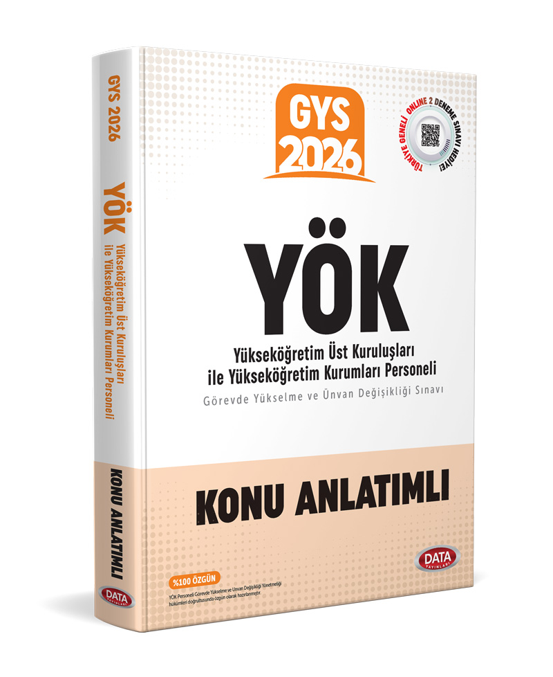 Data 2026 GYS YÖK Yükseköğretim Kurumları Konu Anlatımlı Görevde Yükselme Data Yayınları