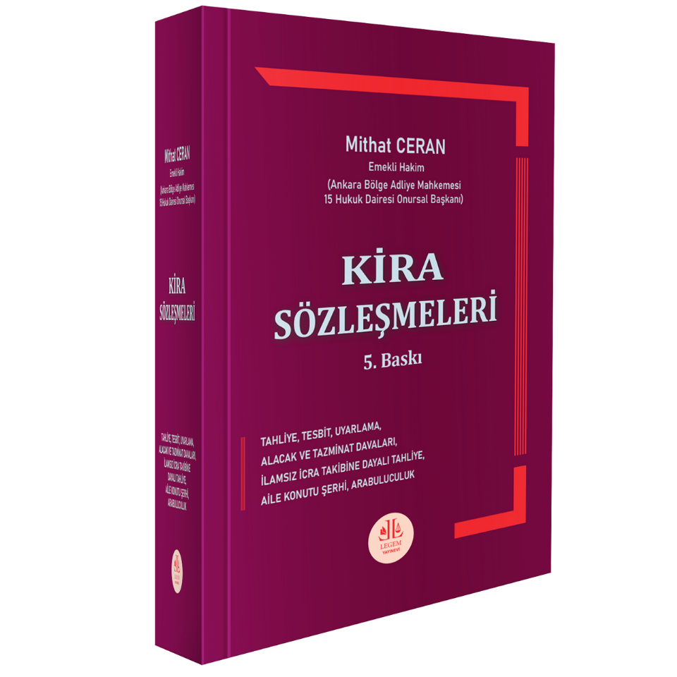 Legem Yayınevi Kira Sözleşmeleri (Mithat CERAN) Mithat CERAN