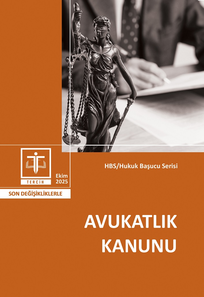Tercih Yayınevi Avukatlık Kanunu Ekim 2025 (Cep Kitabı) 2025 (Cep Boy)