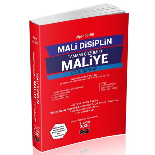 Savaş Yayınevi Mali Disiplin Maliye Soru Bankası (Alper Demir)
