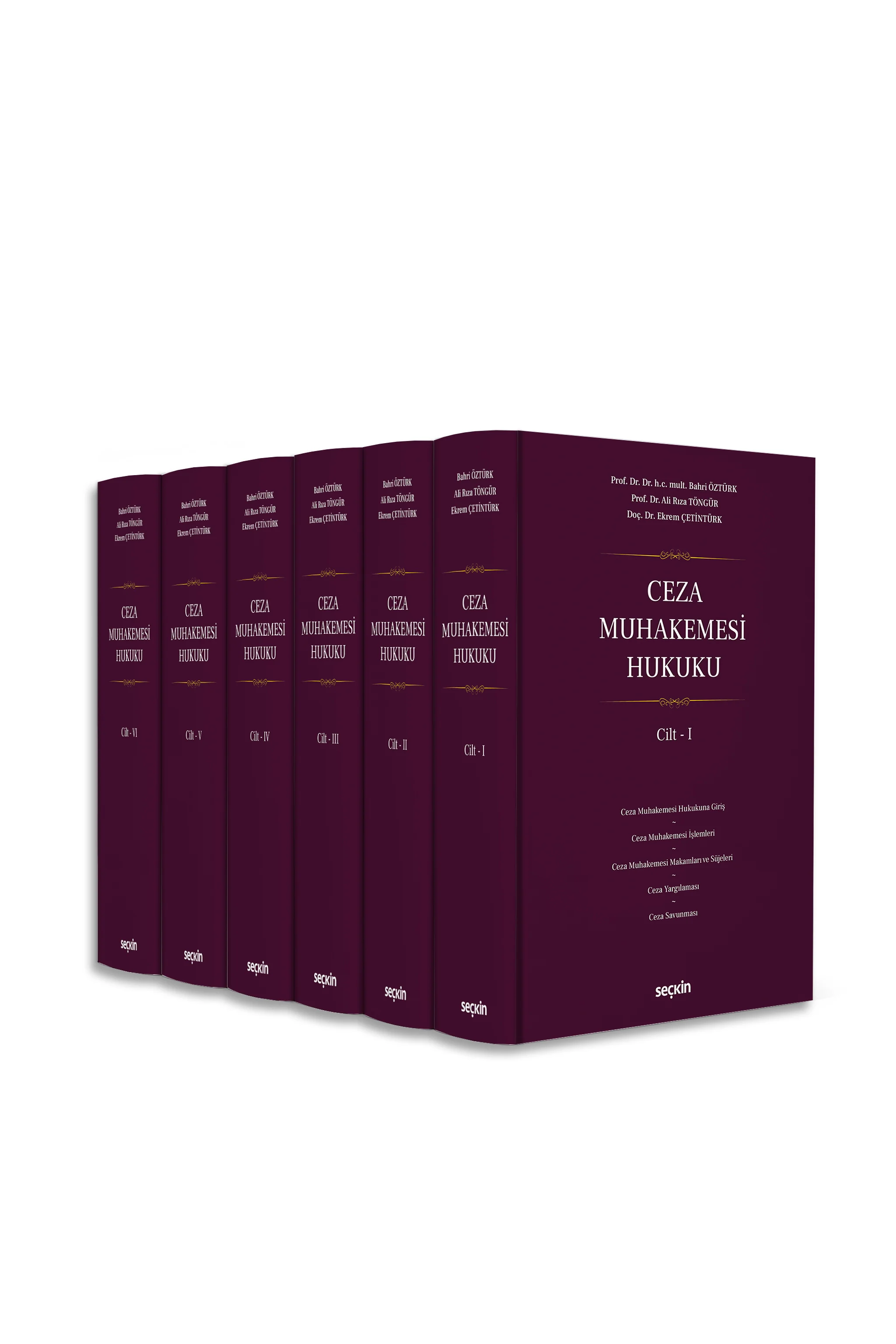 Ceza Muhakemesi Hukuku Seti Bahri Öztürk,Ali Rıza Töngür,Ekrem Çetintürk