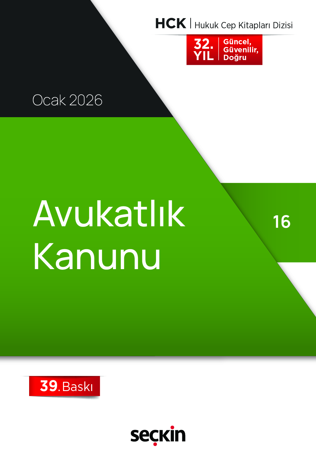 Seçkin Yayıncılık Avukatlık Kanunu 2026 (Cep Boy) Remzi Özmen