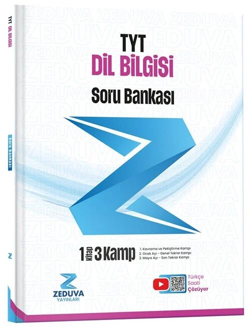 Zeduva YKS TYT Dil Bilgisi Türkçe Saati Soru Bankası - Öznur Saat Yıldırım Zeduva Yayınları
