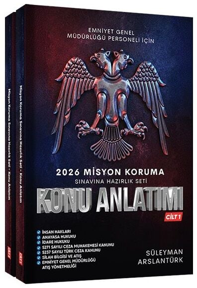 Süleyman Arslantürk 2026 Misyon Koruma Konu Anlatımı Seti 2 Cilt Süleyman Arslantürk