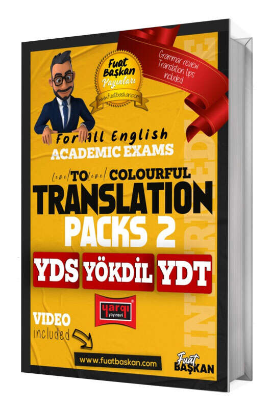 Yargı Tüm İngilizce Akademik Sınavlar İçin Çeviri Fasikülleri Colourful Translation Packs 2 - Fuat Başkan Yargı Yayınları
