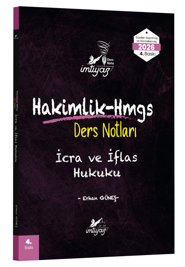 İMTİYAZ 2026 HMGS Hakimlik İcra ve İflas Hukuku Ders Notları Erhan Güneş