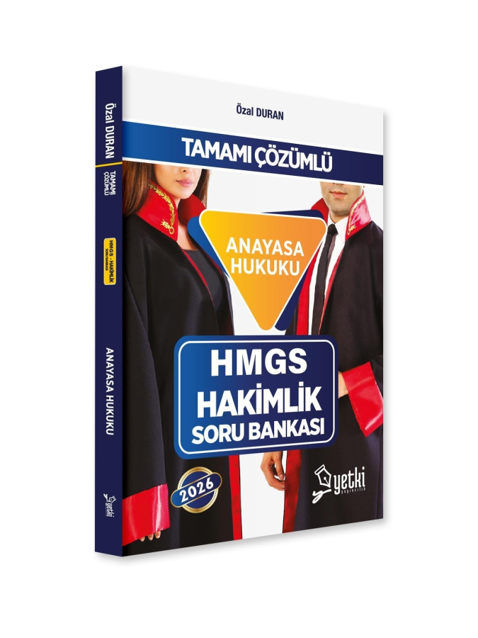 Yetki Yayınları 2026 HMGS Hakimlik Anayasa Hukuku Soru Bankası (Özal Duran)