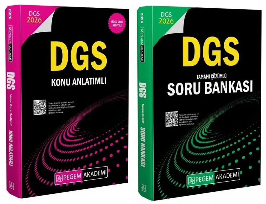 Pegem 2026 DGS Konu + Soru 2 li Set Pegem Akademi Yayınları