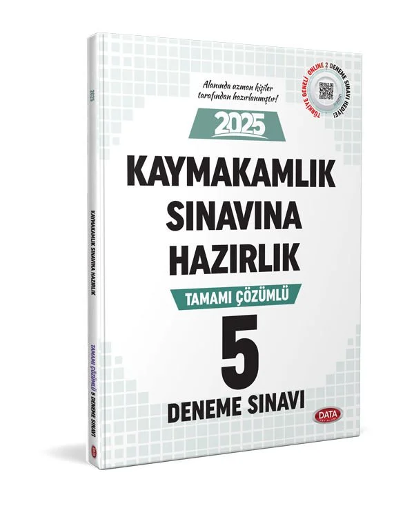 Data 2025 Kaymakamlık 5 Deneme Çözümlü Data Yayınları