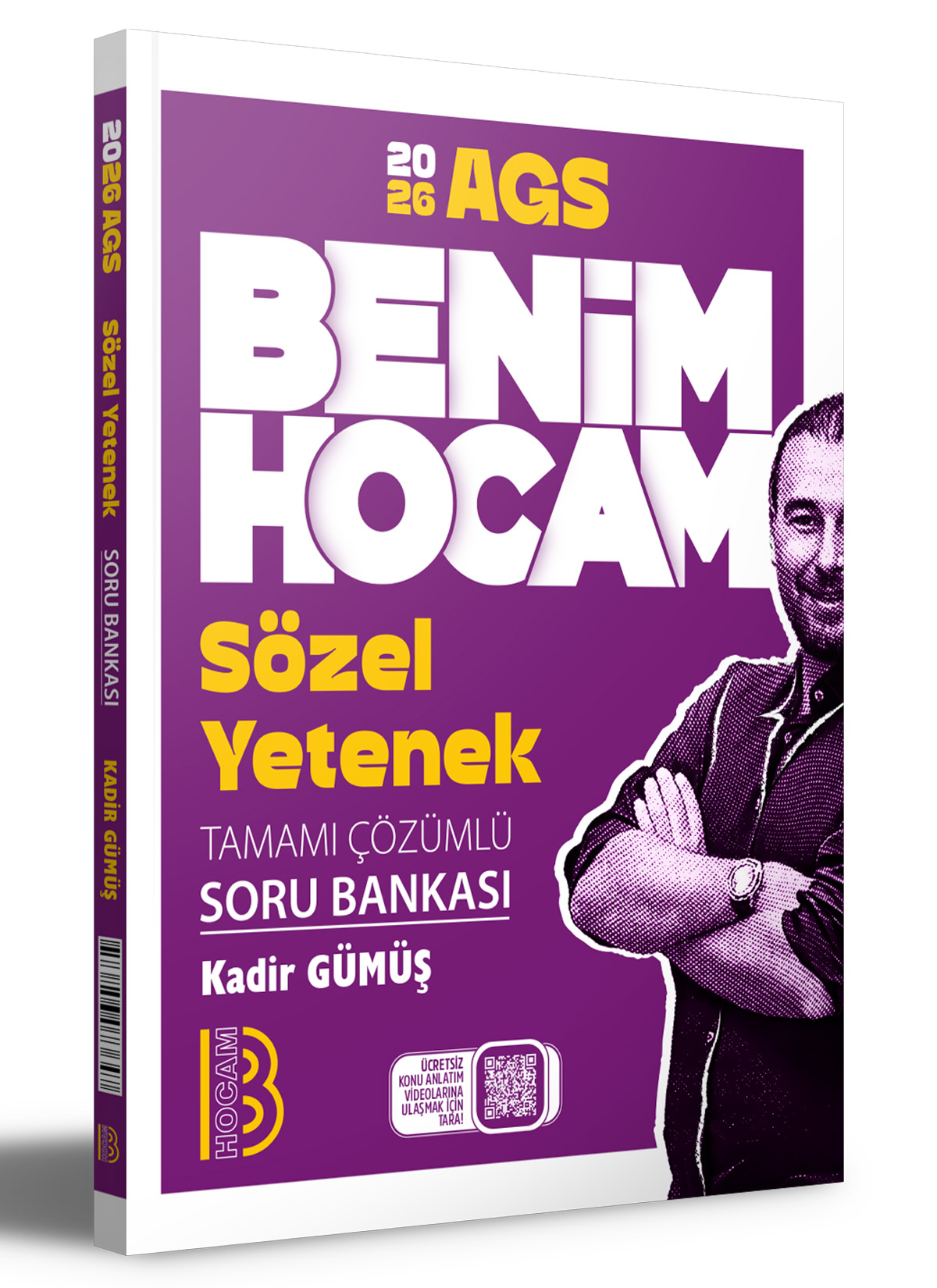 Benim Hocam Yayınları 2026 AGS Sözel Yetenek Tamamı Çözümlü Soru Bankası (Kadir GÜMÜŞ)