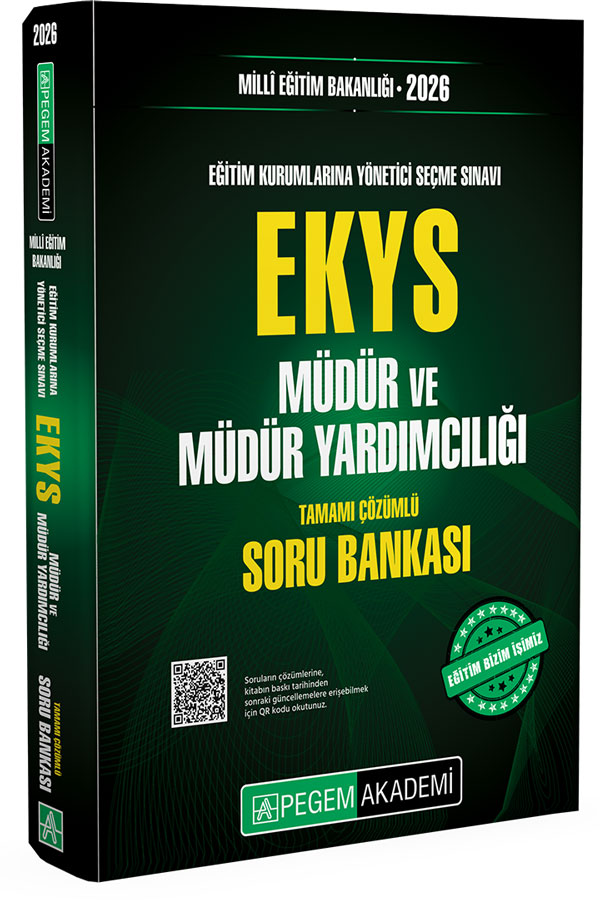 Pegem Yayınları 2026 EKYS Müdür Ve Müdür Yardımcılığı Soru Bankası