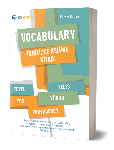 Nisan 2025 Vocabulary - İngilizce Kelime Kitabı - Ekrem Uzbay Nisan Kitabevi