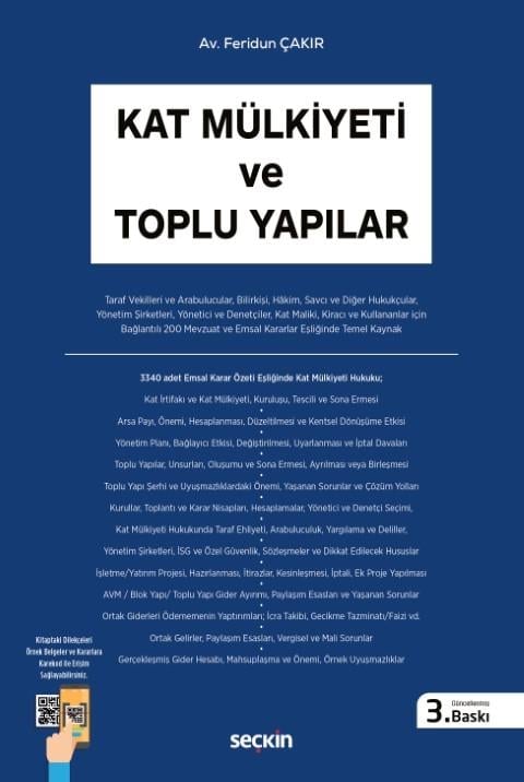 Seçkin Yayıncılık  Kat Mülkiyeti ve Toplu Yapılar (Feridun Çakır)