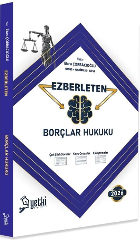 Yetki Yayınları 2026 Ezberleten Borçlar Hukuku (Ebru Çorbacıoğlu)