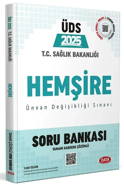 Data Yayınları 2025 GYS ÜDS Sağlık Bakanlığı Hemşire Soru Bankası Çözümlü Görevde Yükselme Ünvan Değişikliği