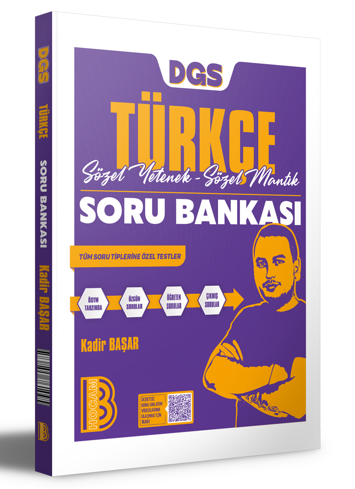 Benim Hocam Yayınları DGS Türkçe Tamamı Çözümlü Soru Bankası Kadir Başar