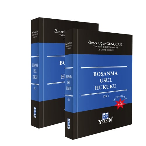 Yetkin Yayınevi Boşanma Usul Hukuku (2 Cilt  Takım) Ömer Uğur Gençcan 6. Baskı,  Nisan 2026 (Ömer Uğur Gençcan)